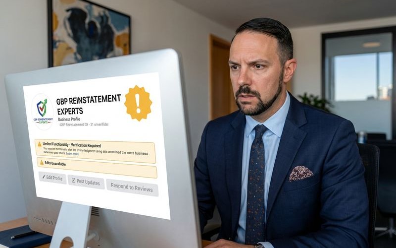 Example of a soft suspended listing showing visible but unverified status